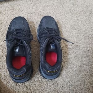 Steal toed sketchers work shoes